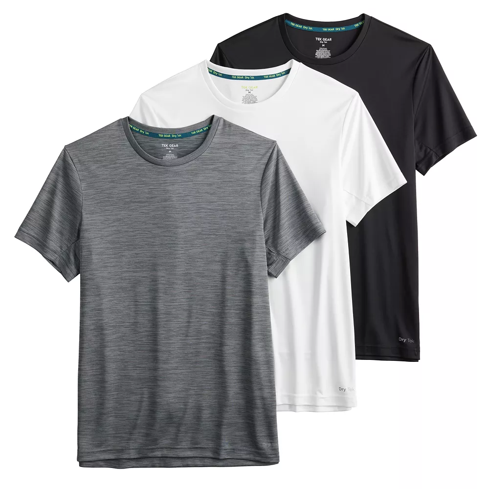 Men's Tek Gear® 3-Pack Dry Tek Tees