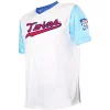 Men's Stitches White Minnesota Twins Cooperstown Collection Wordmark V-Neck Jersey