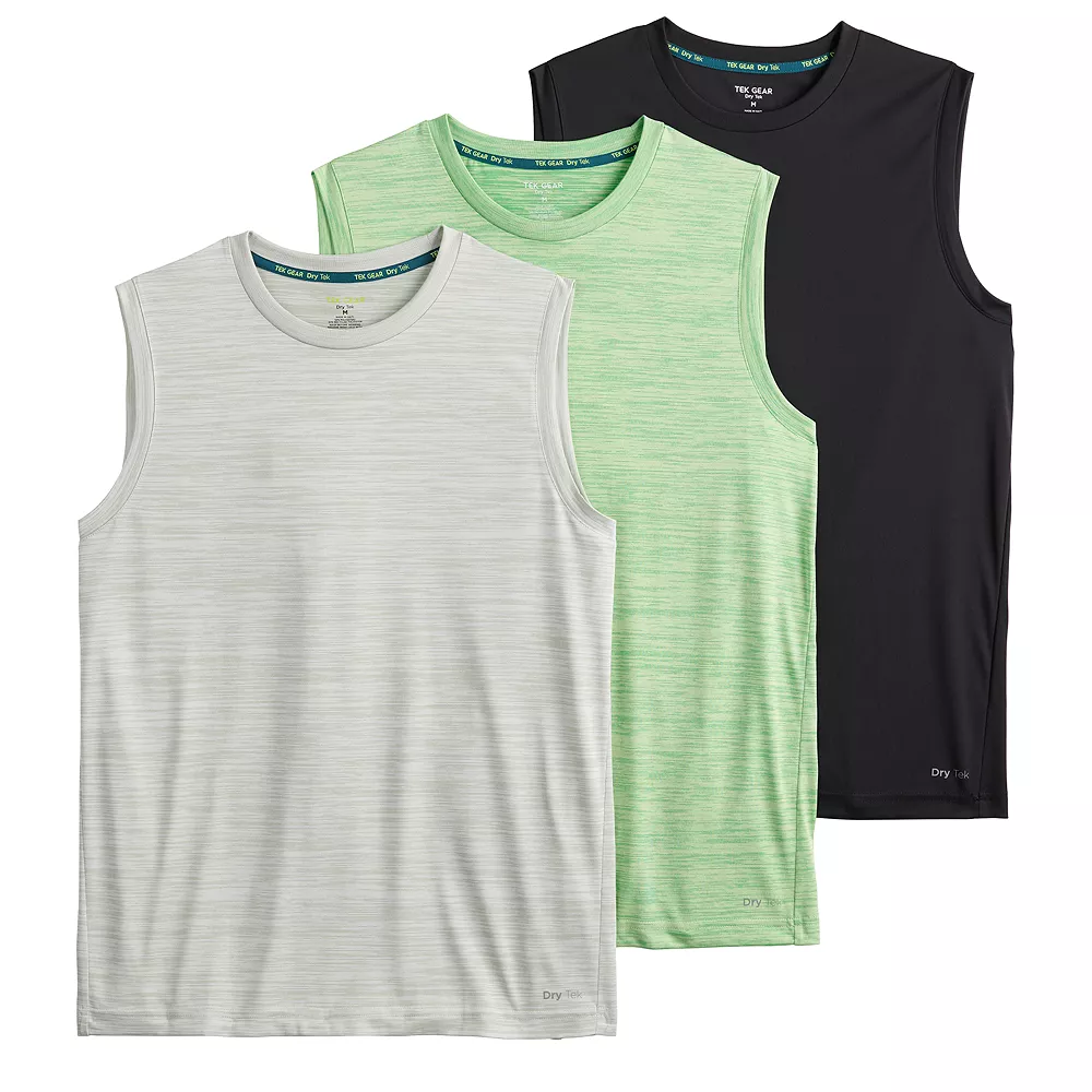 Men's Tek Gear® 3-Pack Dry Tek Muscle Tees