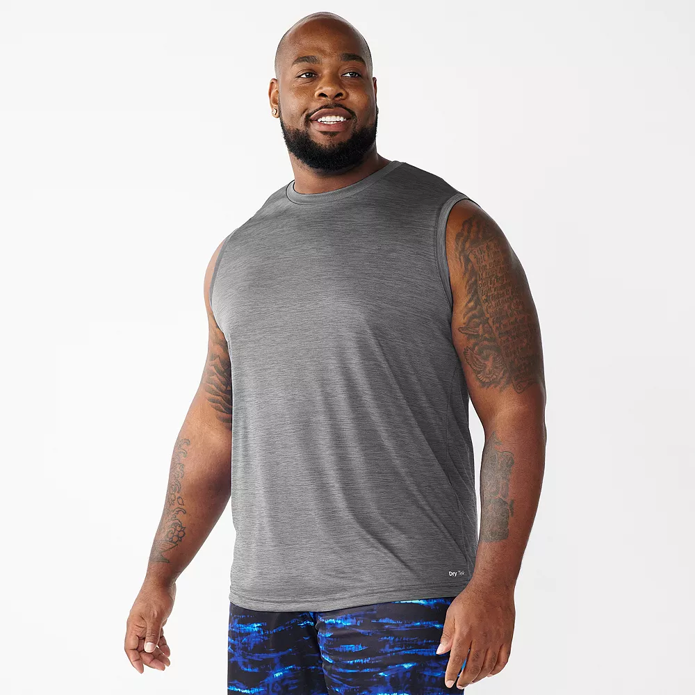 Big & Tall Tek Gear® Dry Tek Muscle Tee 4 Big & Tall Tek Gear® Dry Tek Muscle Tee - Image 2