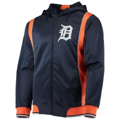 Men's Stitches Navy/Orange Detroit Tigers Team Full-Zip Hoodie 8 Men's Stitches Navy/Orange Detroit Tigers Team Full-Zip Hoodie -Tek Gear Shop 5385448 ALT2