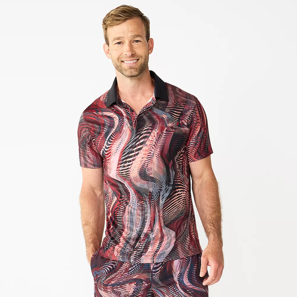 Men's Tek Gear® Printed Polo 4 Men's Tek Gear® Printed Polo - Image 2