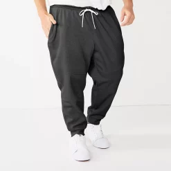 Big & Tall Tek Gear® Performance Fleece Joggers 8 Big & Tall Tek Gear® Performance Fleece Joggers -Tek Gear Shop 5668660 Black Hawk