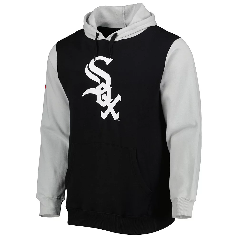 Men's Stitches Black/Gray Chicago White Sox Team Pullover Hoodie - Image 3
