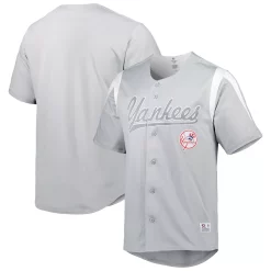 Men's Stitches Gray New York Yankees Chase Jersey